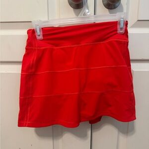 lululemon athletica Red Skirt